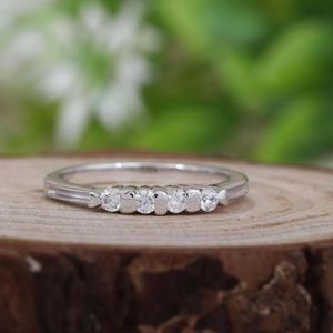 RITZIN ชุดเครื่องประดับเจ้าสาว แหวนหมั้น แหวนแต่งงานทรงน่ารักสำหรับผู้หญิง สั่งทำได้ เครื่องประดับคุณภาพ ตัวเลือกทองคำขาว/ทองคำชมพู - Product Image 4