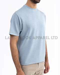 Qualité supérieure 100% coton sérigraphie Logo t-shirt élégant coupe régulière vêtements hommes t-shirts - Product Image 3