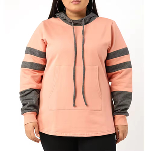 Sweat à capuche décontracté pour femmes de haute qualité pour l'hiver, bon matériau avec col à capuche et logo frontal - Product Image 1