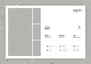 Carreaux de sol muraux en porcelaine brillante 600x1200 | Carreaux aspect marbre haut de gamme 24x48 | Collection d'exportation moderne et durable - Product Image 3
