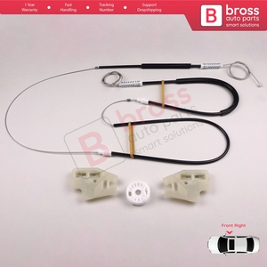 Kit de réparation de lève-vitre BWR492 pour porte avant droite de la Série 3 E46 2001-2005 4/5 portes Facelift 51337020660 - Product Image 2