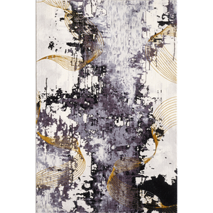 Turkish Luxury Machine Made Carpet Shirink Flosh <b>Grey</b> Premium Living Room Area from Gaziantep Manufacturer - Product Image 1