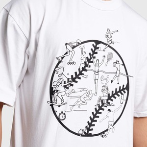 เสื้อยืดผู้ชายผ้าฝ้าย100% ลำลองคอกลมแขนสั้นขนาดใหญ่เสื้อยืดพิมพ์ลาย DTG สีขาวน้ำหนักเบาฤดูร้อน - Product Image 4