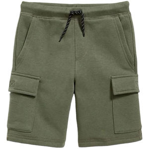 2024 été hommes coton Cargo Shorts 6 poches couleur unie survêtement bouton décoration Style décontracté Camouflage motif pour la plage - Product Image 4