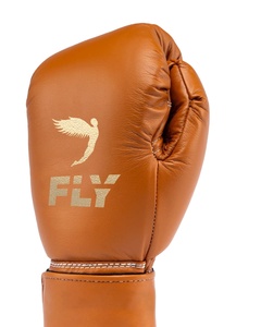 Gants de boxe professionnels en cuir véritable de qualité supérieure, sur mesure, couleur tan, pour entraînement et sparring, à lacets, CP-BG-63 - Product Image 2