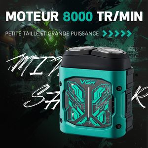 Afeitadora Eléctrica Portátil Impermeable IPX7 para Hombre, Fácil de Limpiar, Carga USB, Maquinilla de Afeitar Facial con Cabezales Giratorios para Viajes - Product Image 4