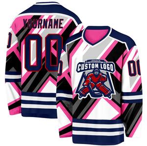 Camiseta de Hockey Profesional Personalizada, Uniforme de Hockey sobre Hielo con Estampado por Sublimación, Camisetas de Hockey Hechas a Medida - Product Image 2