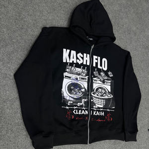 Sudadera con capucha con cremallera de diseño personalizado de fabricante profesional para hombres 100% algodón Venta directa de fábrica Precio barato más demandado - Product Image 6