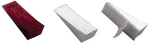 Support de porte auto-adhésif 24 pièces - Marron - Product Image 1