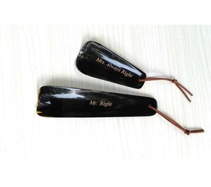 Wholesale Buffalo Leather Flat <b>Shoe</b> <b>Horn</b> with Handle Top Manufacturer, Premium Quality by crescent crafts - Product Image 3
