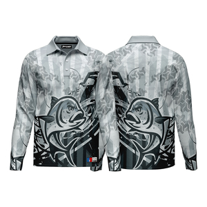 Camisetas de Pesca Personalizadas con Protección Solar UPF 50, Secado Rápido, Impresión por Sublimación 3D, Unisex, Manga Larga, Poliéster - Product Image 3