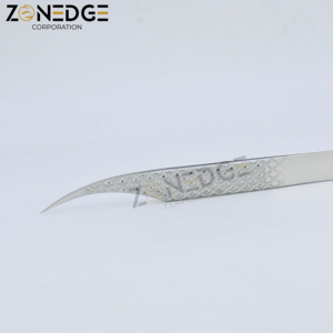 Pinzas de pestañas de volumen de punta de fibra de la mejor calidad, pinzas de extensión de pestañas de Metal de alta calidad - Product Image 4