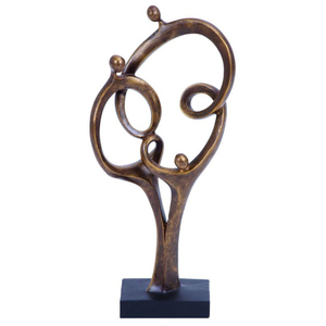 Fabuloso diseñador besándose pareja Escultura Moderna romántica decoración del hogar ESTATUA PARA aniversario y artículo de regalo de boda - Product Image 4