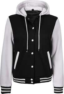 Vestes universitaires pour femmes, nouvelle arrivée de haute qualité, veste universitaire avec capuche, respirante et durable, veste universitaire pour femmes - Product Image 3