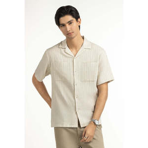 <b>Men's</b> Casual <b>Shirts</b> 100% Cotton Double Breasted Closure Poplin and Satin Fabric Breathable Regular Fit ODM Supply - Product Image 3