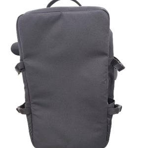Equipaje de viaje de poliéster reciclado impermeable todo en uno Mochila de lona negra de gran capacidad con cierre de cremallera Unisex - Product Image 1