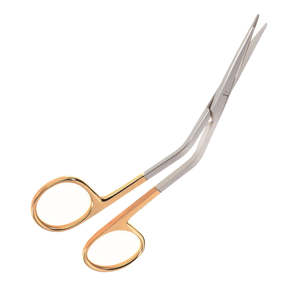 Tijeras Aston Facelift Supercut Cuchillas dentadas curvas y en ángulo Instrumentos quirúrgicos de carburo de tungsteno - Product Image 5