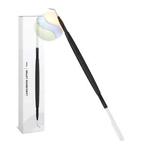 Elevador de Pestañas de Acero Inoxidable Negro Mate Premium, Logotipo Personalizado, Herramienta de Belleza Reutilizable, Negro Mate de Lujo - Product Image 6