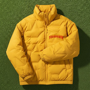 OEM/ODM meilleure qualité sur mesure surdimensionné chaud col montant veste imperméable léger Streetwear veste d'hiver pour hommes - Product Image 2