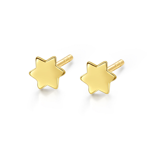 NOVAMART Fine Kid's Sterling Silver Rose Gold Plated Diamond <b>Earrings</b>-<b>Cute</b> & Trendy Wholesale Export - Product Image 1