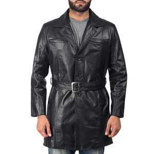 Veste en cuir de qualité supérieure pour hommes style avec 100% vestes en cuir de peau de vache originales respirantes - Product Image 1