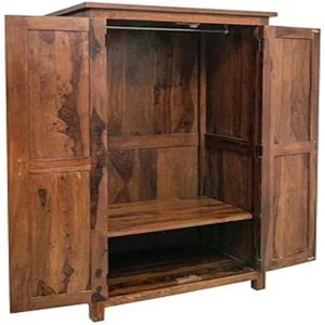 ตู้เสื้อผ้าไม้สักแบบมีหลายช่องสำหรับห้องนอน  ประกอบเองได้ - Product Image 6