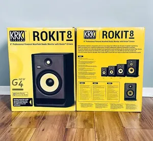 Assert New KRK RP8 <span class=keywords><strong>Rokit</strong></span> 8 G4 Professional Bi-Amp 8 Powered Studio Monitor Paire, Noir Disponible Remise Tout Neuf - Product Image 2