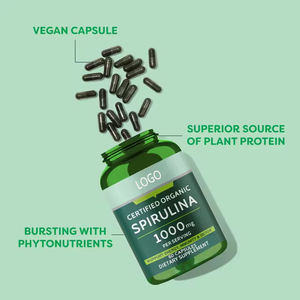 Hoge Kwaliteit Private <span class=keywords><strong>Spirulina</strong></span> Supplement Extract Marien Collageen Groothandel Groene Organische Blauwe <span class=keywords><strong>Spirulina</strong></span> <span class=keywords><strong>Capsules</strong></span> Voor De Gezondheid - Product Image 4