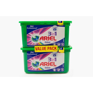 Ariel 3-en-1 Pods de détergent à lessive 52 Pods pour lavage régulier Poudre puissante stockée jetable pour vêtements et salle de bain - Product Image 6