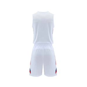 Maillots et shorts de basket-ball athlétiques pour jeunes hommes et femmes, imprimés par sublimation, réversibles, ensemble complet - Product Image 4