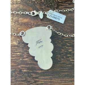 Collier en argent sterling Tony Yazzie Sleeping Beauty Turquoise & Spiny Oys pour occasions spéciales - Product Image 5