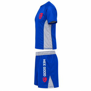 Maillot de compression personnalisé à manches courtes pour homme, sublimé, avec coutures plates, pour BJJ, MMA, lutte, grappling, gym, 100% coton - Product Image 2