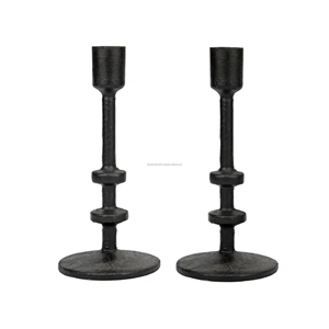 Handmade Black Metal Iron Decorative Candlestick <b>Holder</b> for Home Decor Wedding Parties Dining Metal <b>Lanterns</b> <b>Candle</b> Jars - Product Image 3