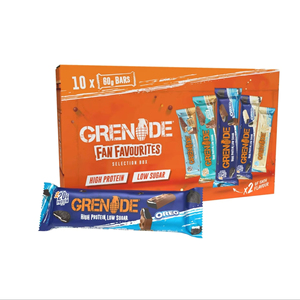 Caja de Selección de Favoritos de Grenade Fan 10×60g - Product Image 1