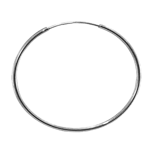 18mm Round Hoop Earrings Manufacturer and Supplier of 925 Sterling Silver Findings For Jewellery Making Silver Hoop Earrings - Product Image 2