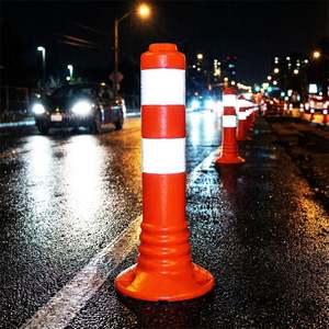 TPE Delinator Bollard 40 X 8 cm Honey Honey <b>Socket</b> - Product Image 3