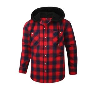 Ropa de invierno Sudaderas Ropa con capucha camisas de manga larga para hombres suave casual suave diseñador streetwear tops tendencia camisa a cuadros - Product Image 3