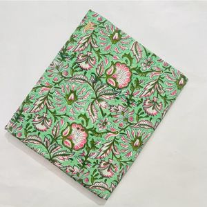 Tay Khối In Ấn Độ Bông Vải 100% Bông Hoa In Truyền Thống Thiết Kế Ấn Độ Làm Tay Chạy Vải - Product Image 5