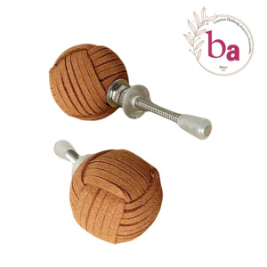 Tiradores de Metal de madera de cuero anudado moderno para cocina, dormitorio, baño, sala de estar, armarios y armarios, proveedor global - Product Image 1