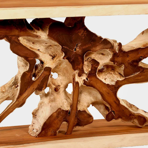 Mesa de centro antigua minimalista ecológica de madera maciza de alta calidad para sala de estar - Product Image 4