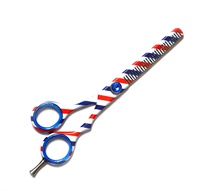6 "professionnel japonais en acier inoxydable barbier ciseaux de coiffure coupe de cheveux amincissement cisailles et rasoir ensemble