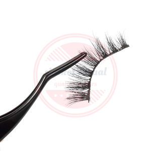 Venta al por mayor de pinzas de extensión de pestañas personalizadas Multi colores de acero inoxidable pinzas de pestañas - Product Image 4