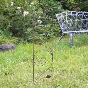 Treillis de jardin en métal, design cintré, éco-responsable, nature, chemins extérieurs, point focal, entrée de jardin, structure de soutien - Product Image 4