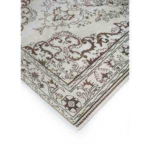 พรมขนสัตว์ถักมือสไตล์วินเทจ สีเบจและสีน้ำตาล ลายเหรียญรูปทรงสี่เหลี่ยมผืนผ้า ลวดลายนามธรรม สำหรับบ้านและทางเดิน ห้องนั่งเล่น-Pae-1606 - Product Image 2