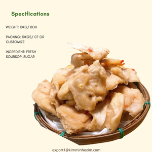 Guanábana Seca Suave - Alta Calidad, Sabor Dulce, en Rodajas, Envasada al Vacío, 10 kg, Exportación B2B desde Vietnam - Product Image 3