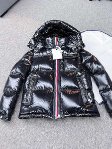 Chaqueta cálida gruesa de Venta caliente para hombres con capucha y Webbingt - Product Image 3