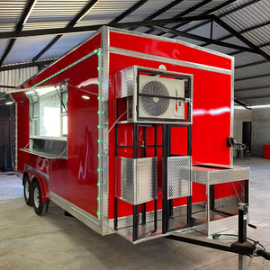 Remorques de nourriture à vendre par le propriétaire Mini chariot à hot-dog Achat de camion de nourriture Remorque de nourriture avec équipements de cuisine complets - Product Image 1