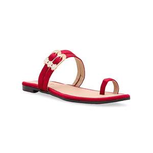 Sandalias Tacón Granate Casual CL1543 Chappal - Product Image 2