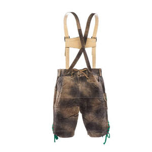 กางเกงขาสั้นสไตล์บาวาเรีย lederhosen สำหรับผู้ใหญ่กางเกงขาสั้นระบายอากาศได้ดีสไตล์ไม่เหมือนใคร - Product Image 5