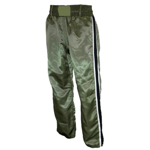 Professionnel de haute qualité noir 100% coton pantalon confortable Full Contact Kickboxing pantalon Style décontracté - Product Image 1